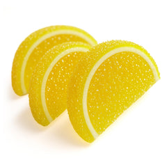 NY Spice Shop lemon slices with sparkling sugar coating close-up