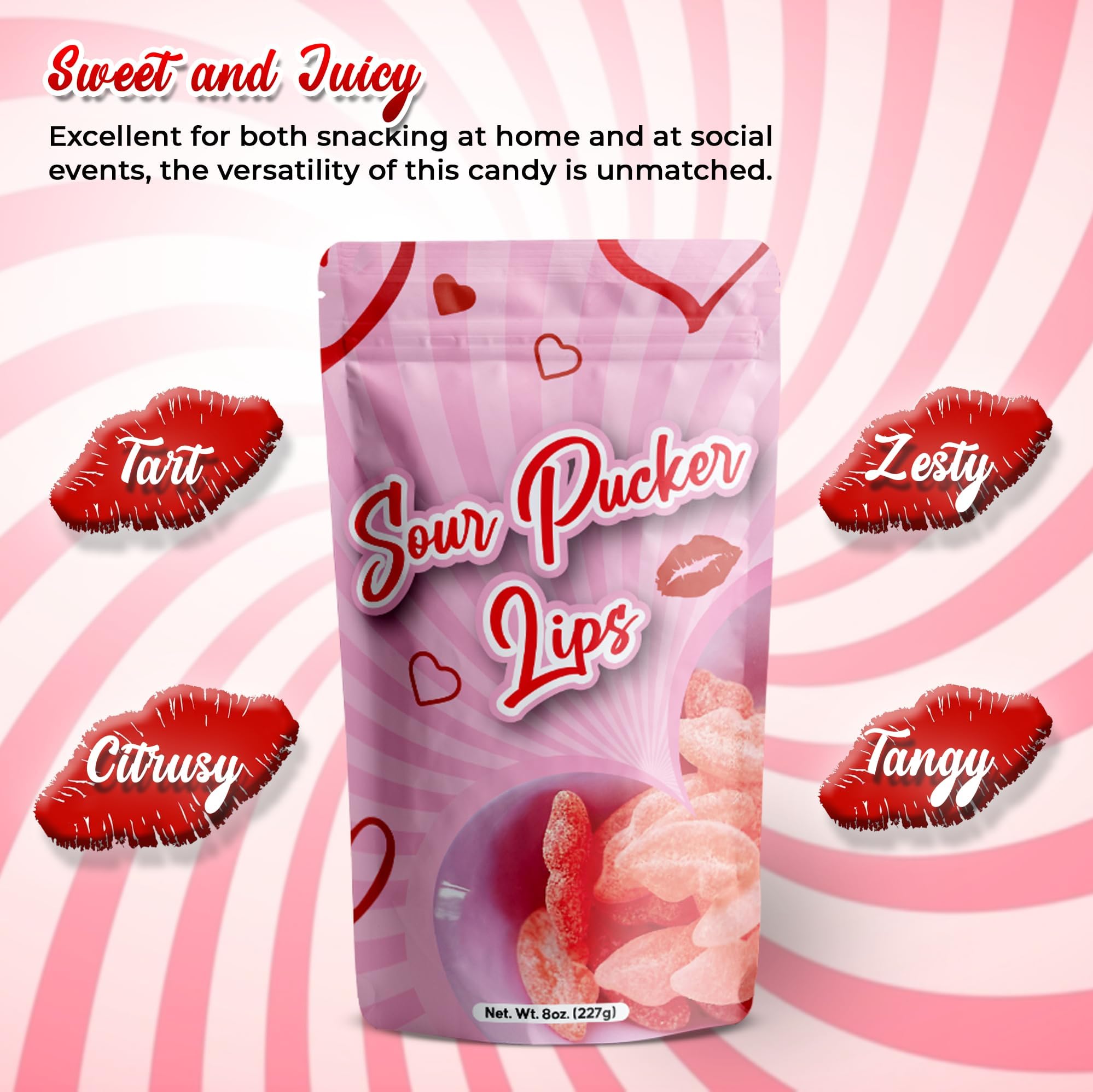 NY Spice Shop Sour Pucker gummies suited for office snack breaks.