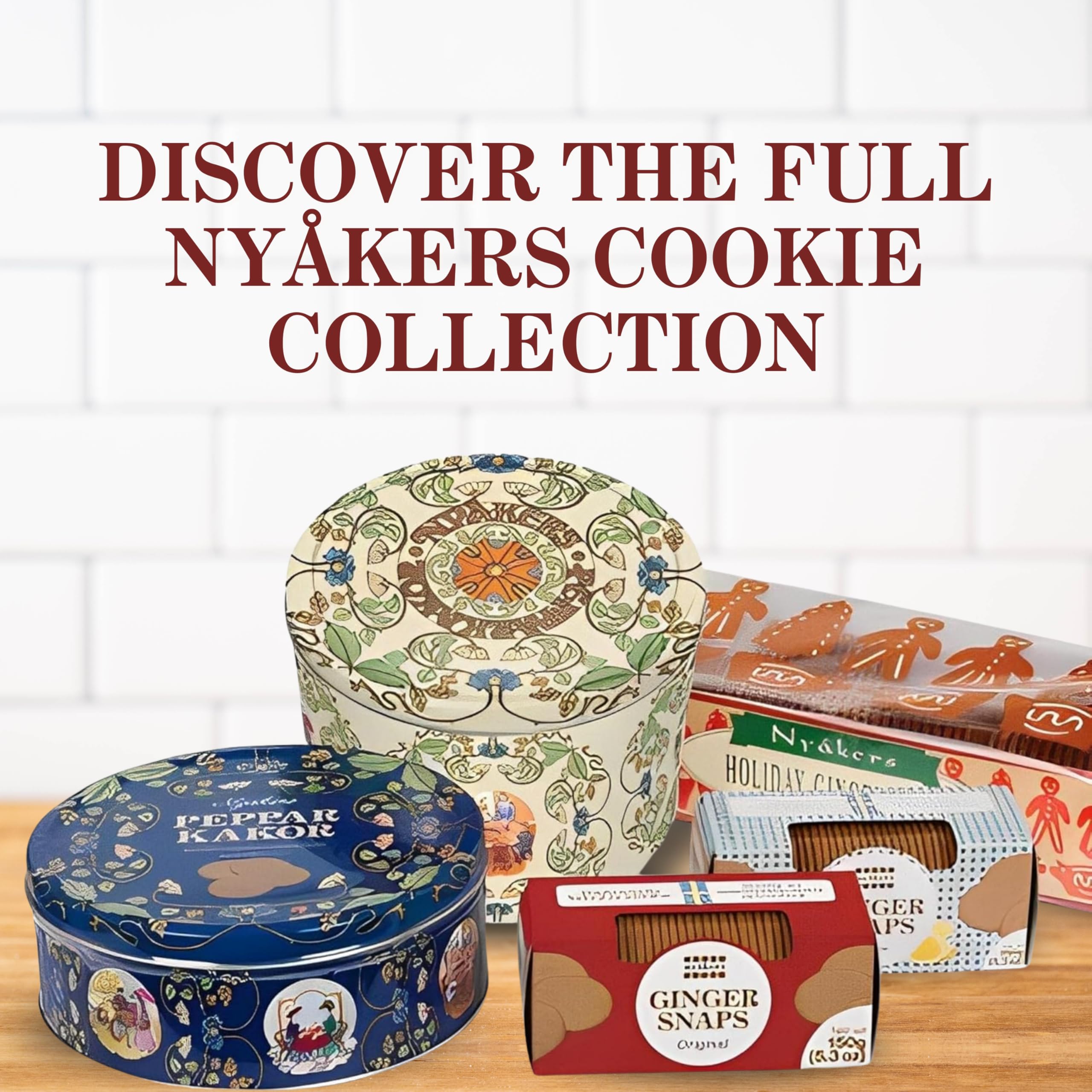 Nyakers Ginger Snaps coffee or tea pairing, perfect for a cozy moment.