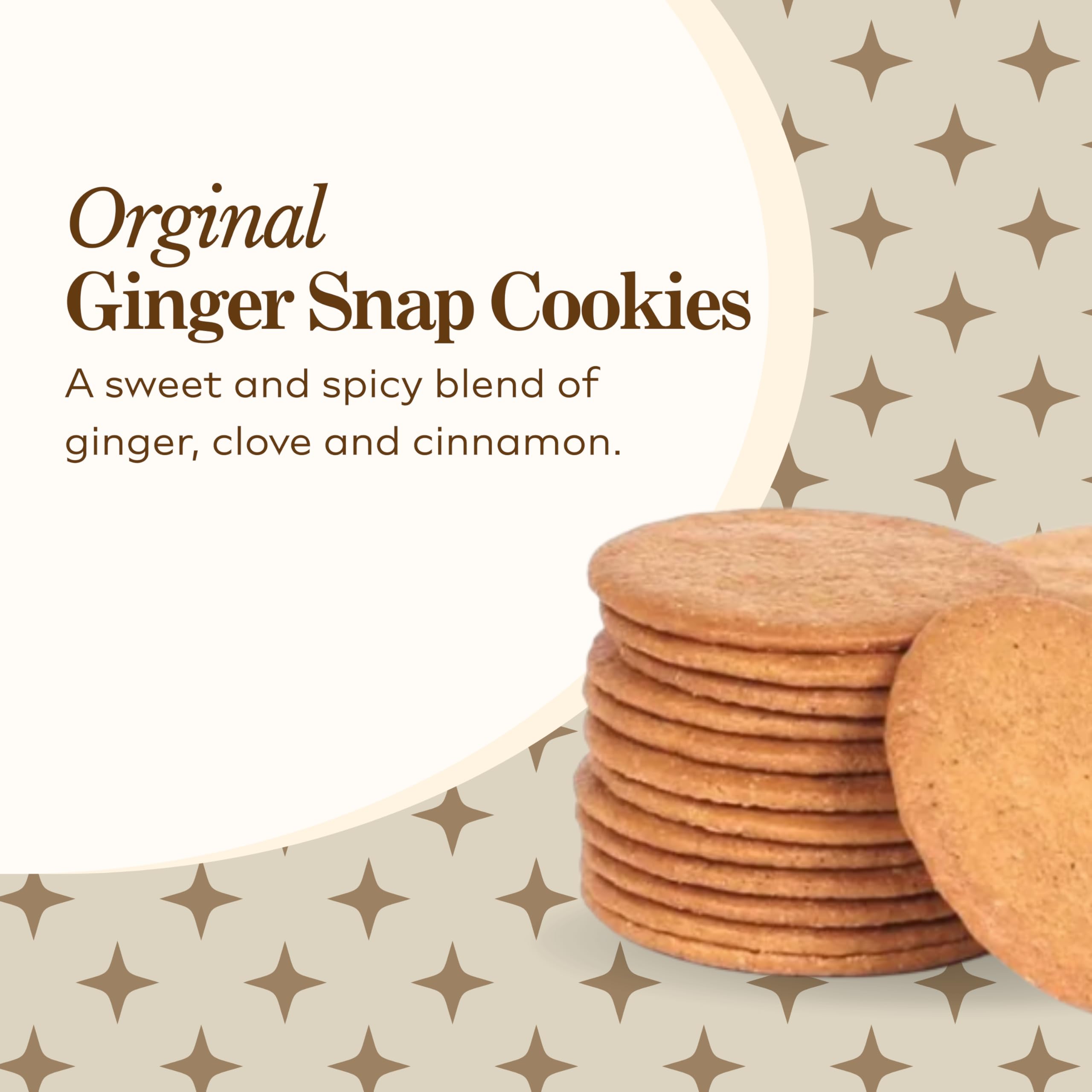 Nyakers Ginger Snaps spice blend detail, warm aroma of ginger, clove, cinnamon.
