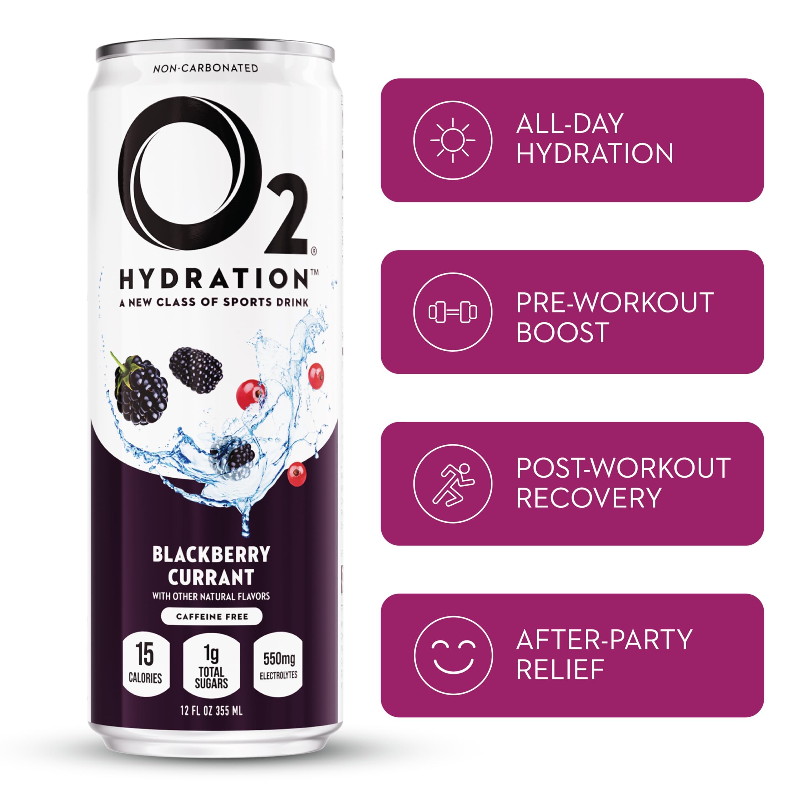 Glass with ice shows non-carbonated hydration with O2.