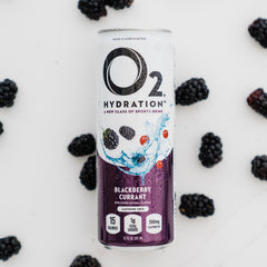 Close-up of the O2 label highlighting clean ingredients.