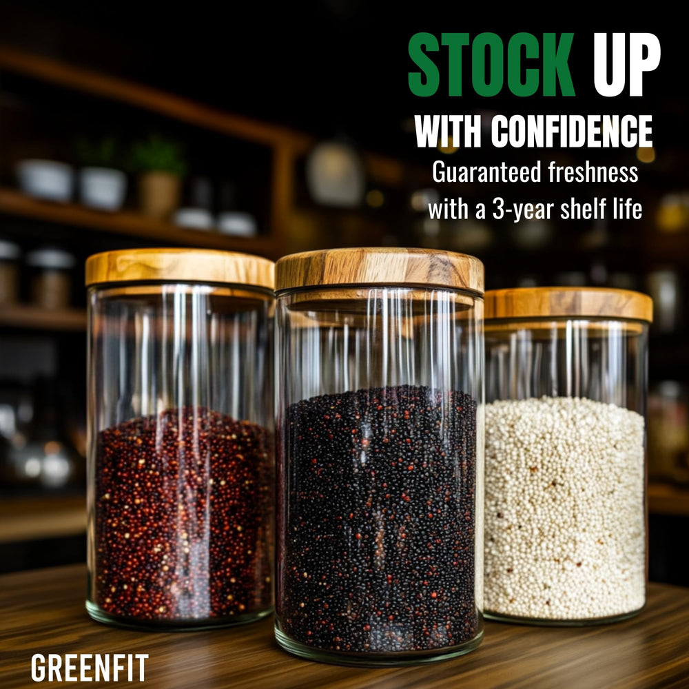 Nutrient-rich OA QUINOA Greenfit Royal Quinoa supports energy and digestion.