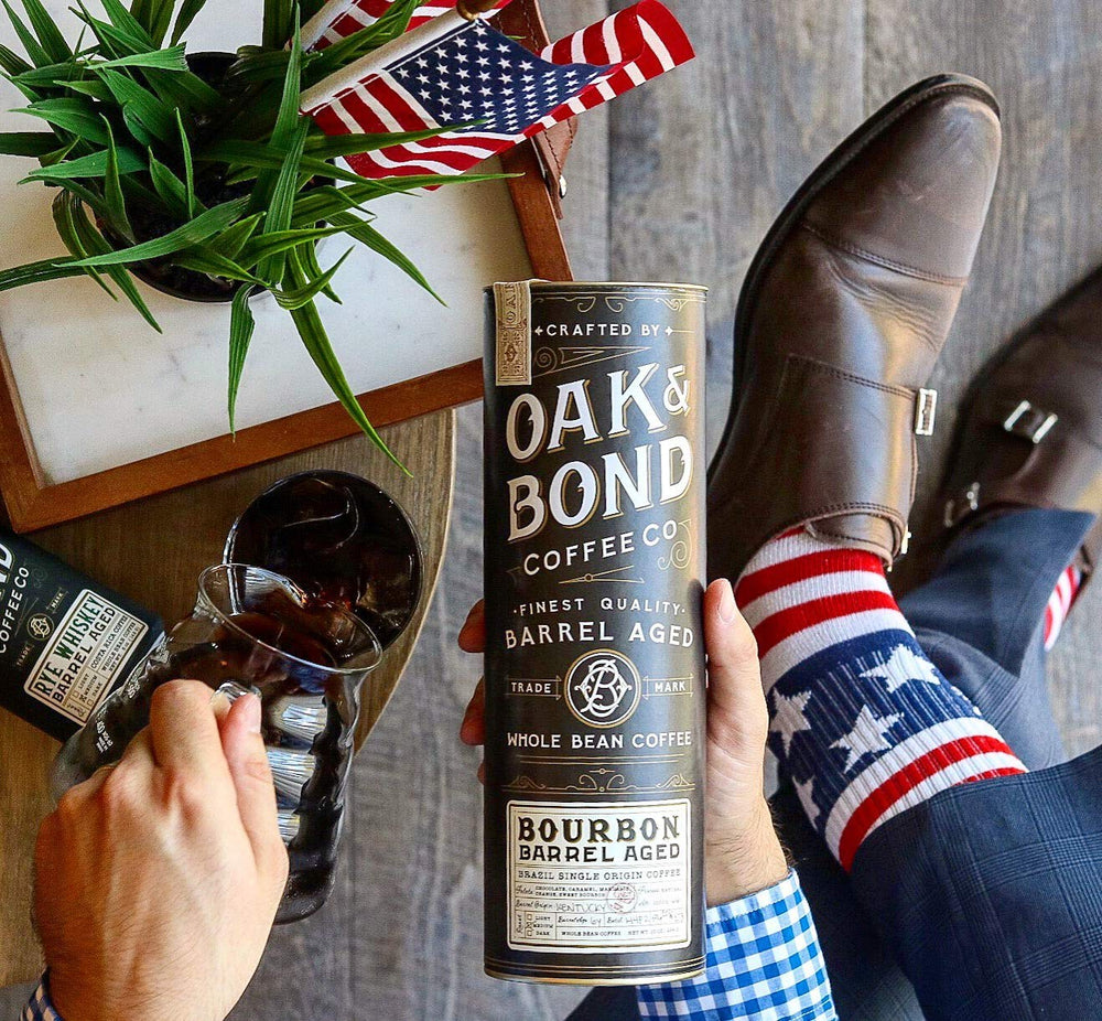 Oak & Bond freshness quality control—rigorous cupping during aging.