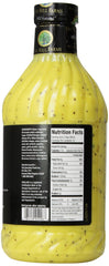 Oak Hill Farms Vidalia Onion Vinaigrette label close-up highlights gluten-free ingredients