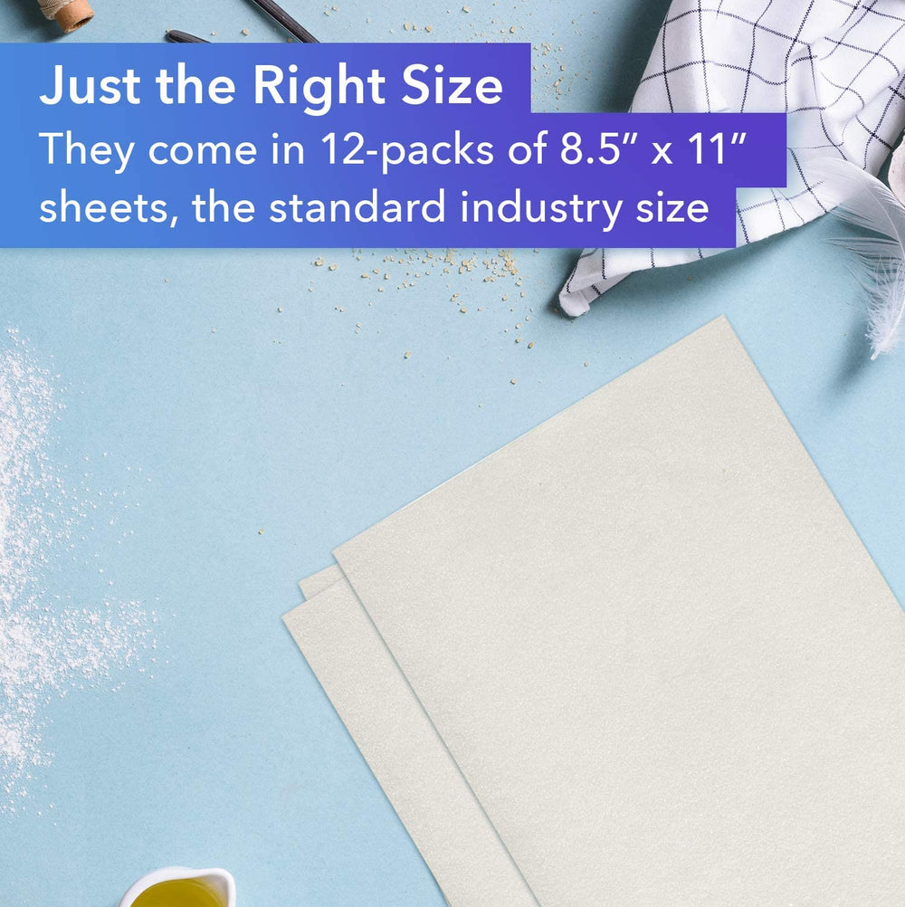 Oasis Supply sheets on buttercream and fondant demonstrate versatile decorating options.