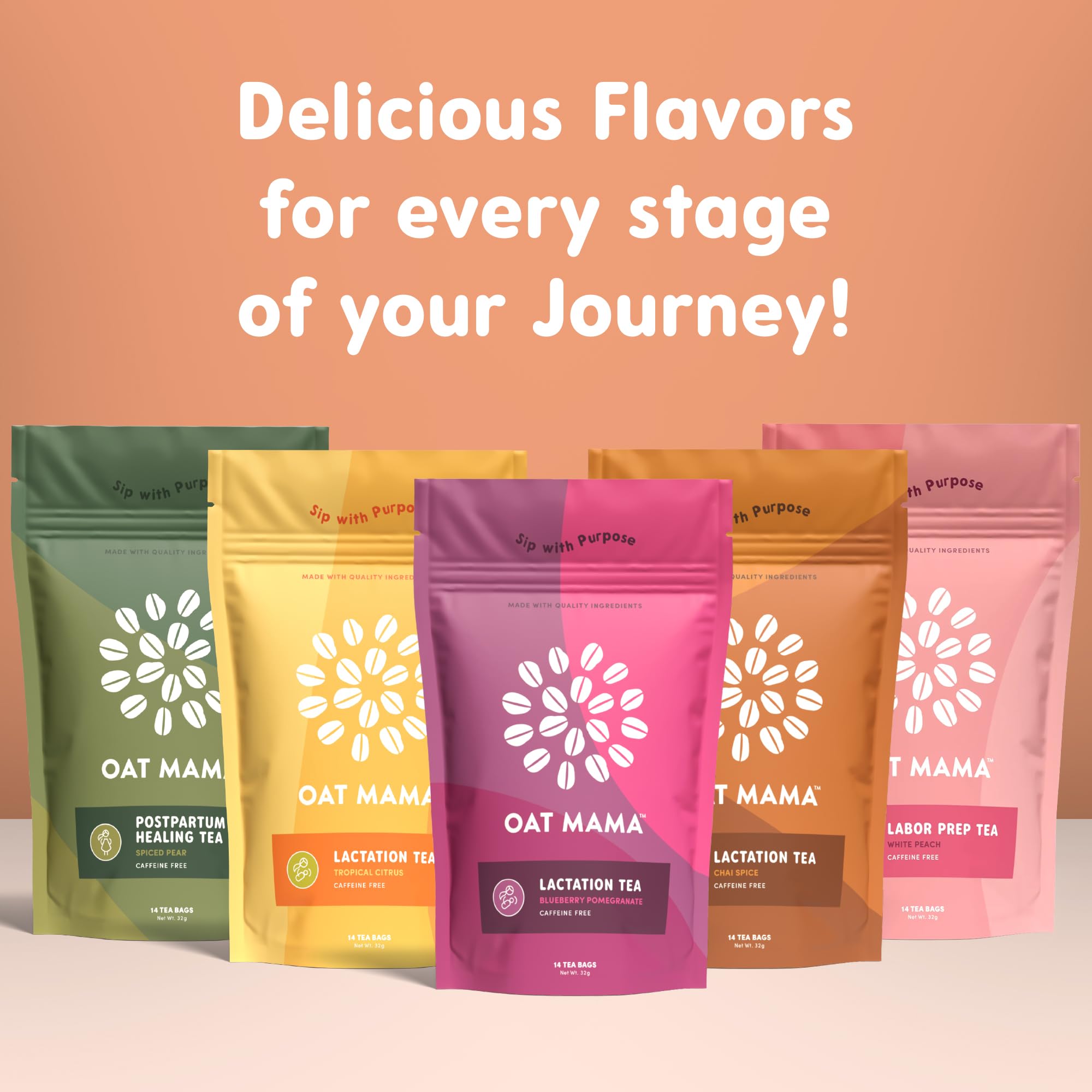 Oat Mama lactation tea dry brew ready to drink.