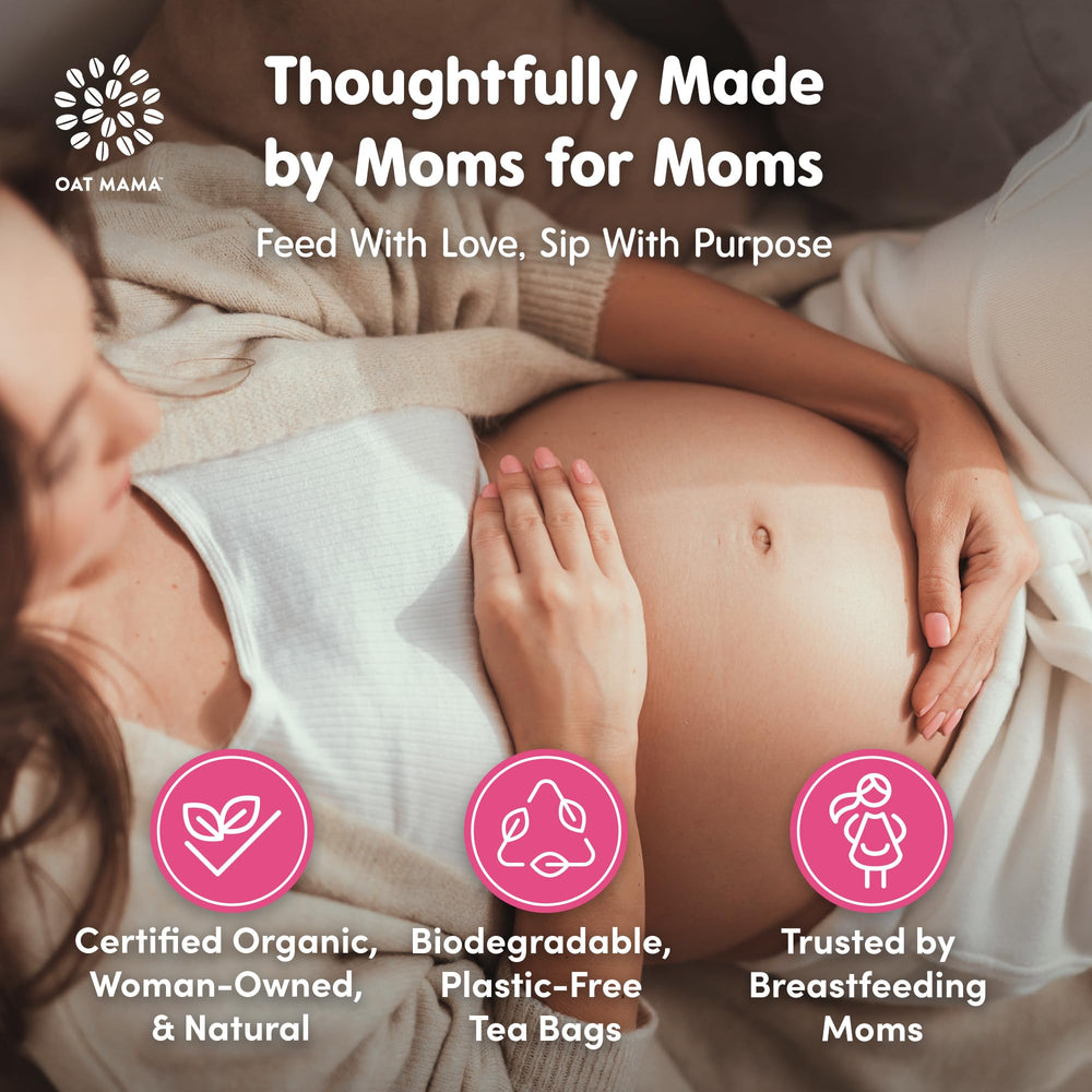 Oat Mama moms love lactation tea packaging and daily rituals.