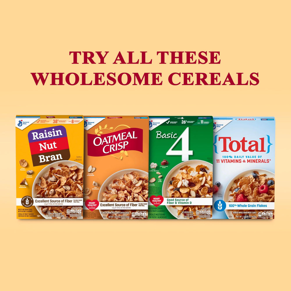 Oatmeal Crisp box front signals convenient, ready-to-enjoy packaging.