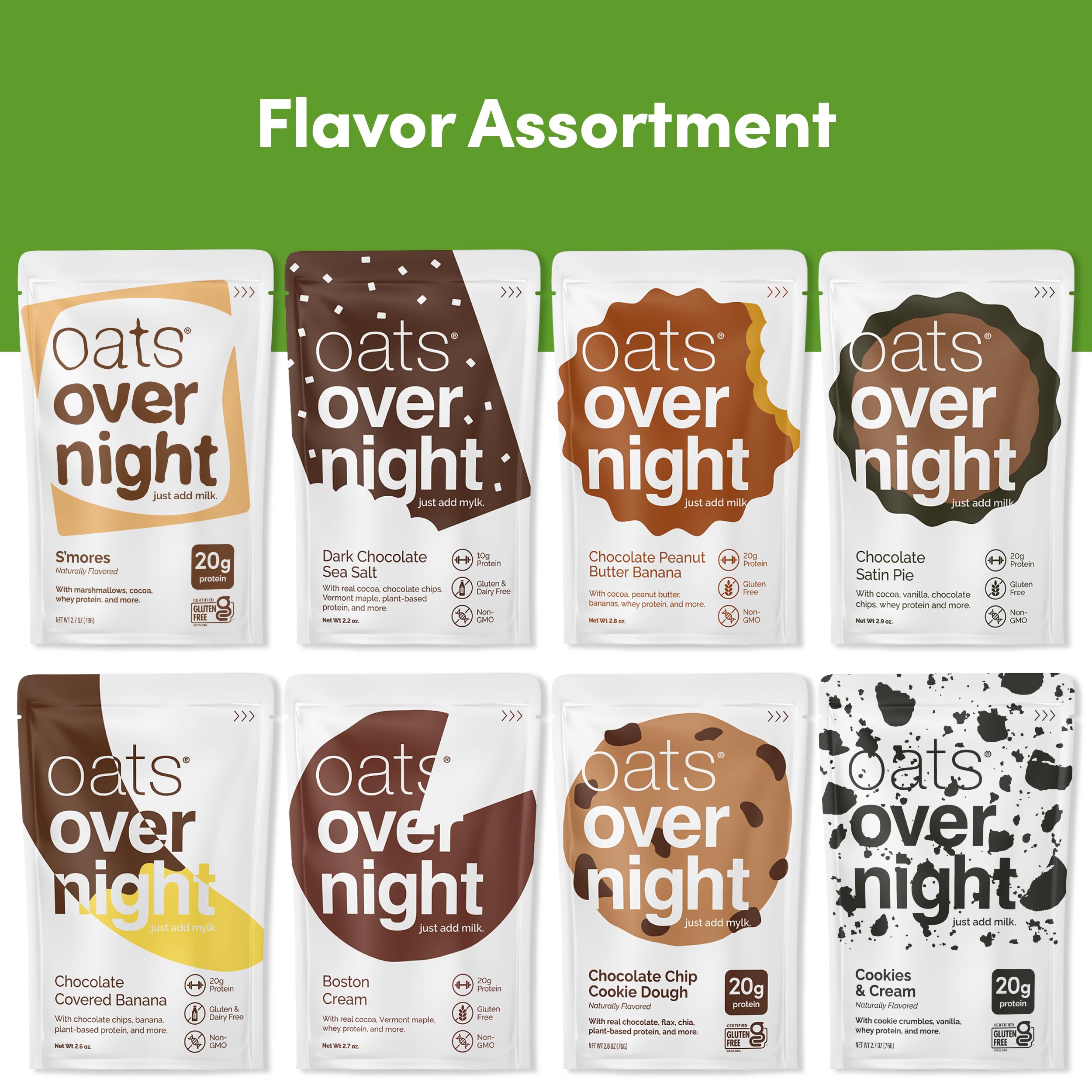 Oats Overnight Chocolate Covered Banana spoonful, creamy vibe