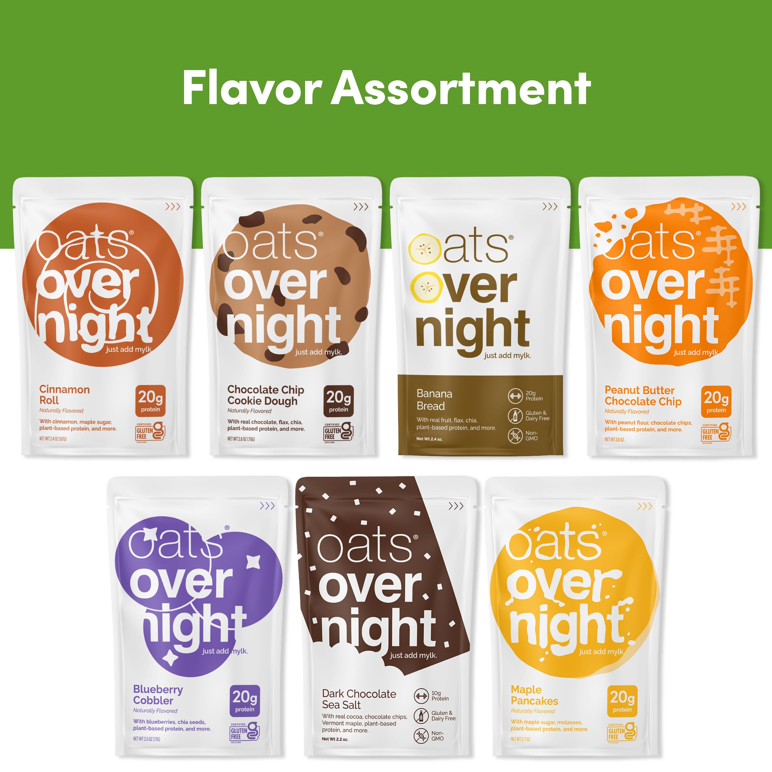 Oats Overnight dark chocolate sea salt flavor bold and balanced.