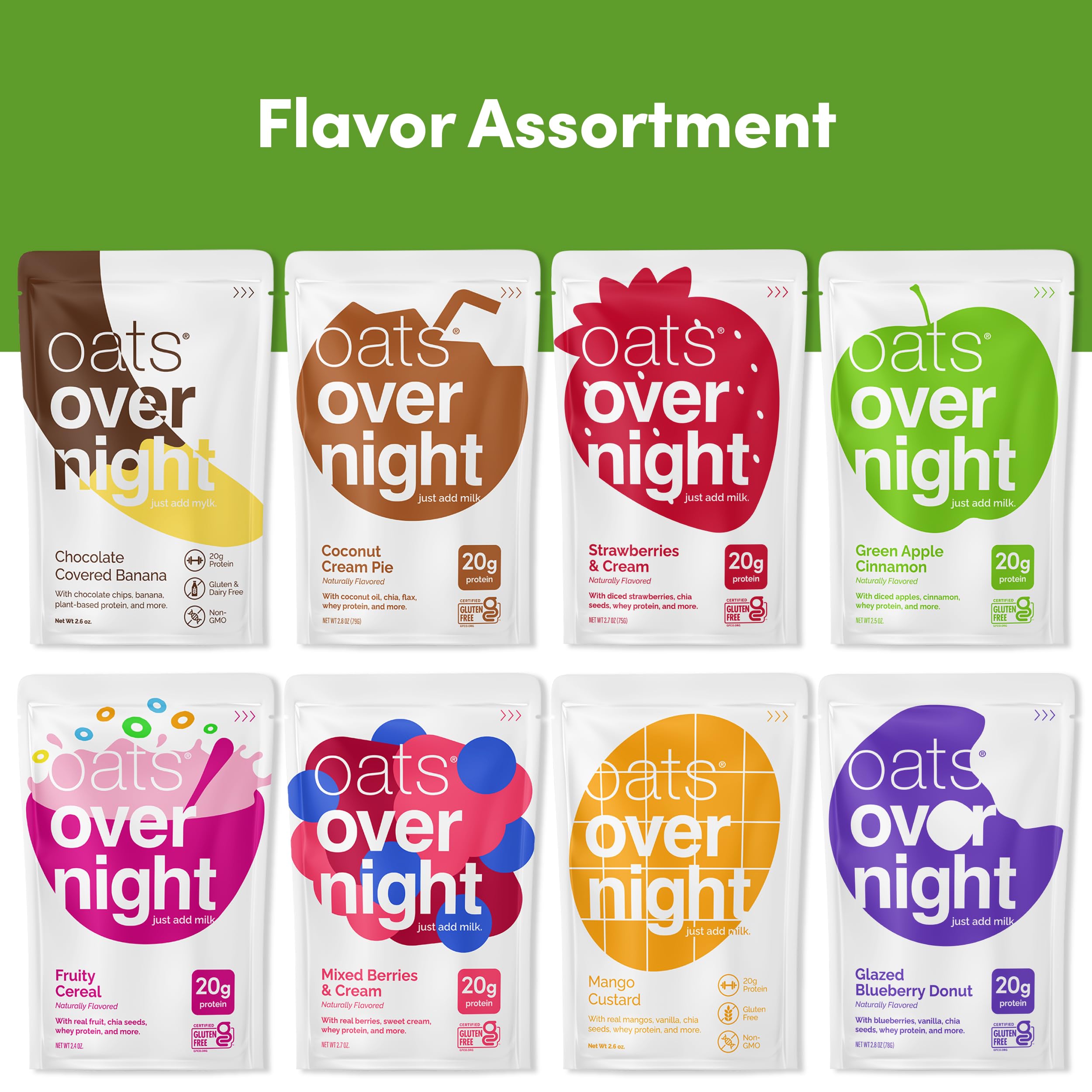 Oats Overnight Mango Custard flavor promotes a fruity morning routine