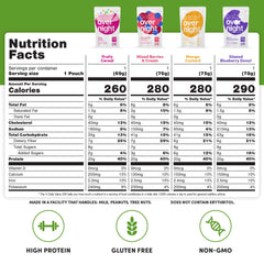 Oats Overnight Strawberries and Cream flavor highlights a fiber rich breakfast