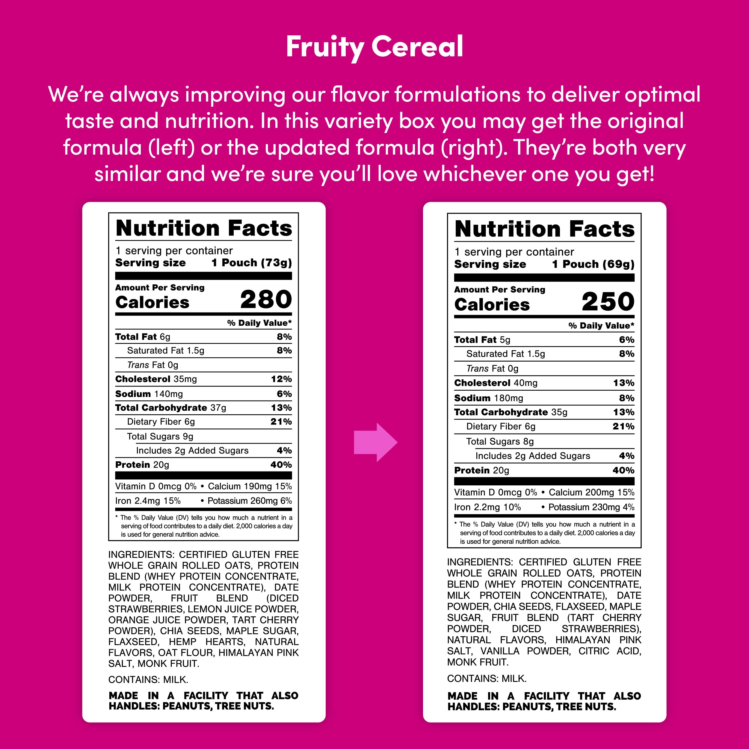 Oats Overnight Fruity Cereal shaker-ready mix for quick, grab-and-go mornings.