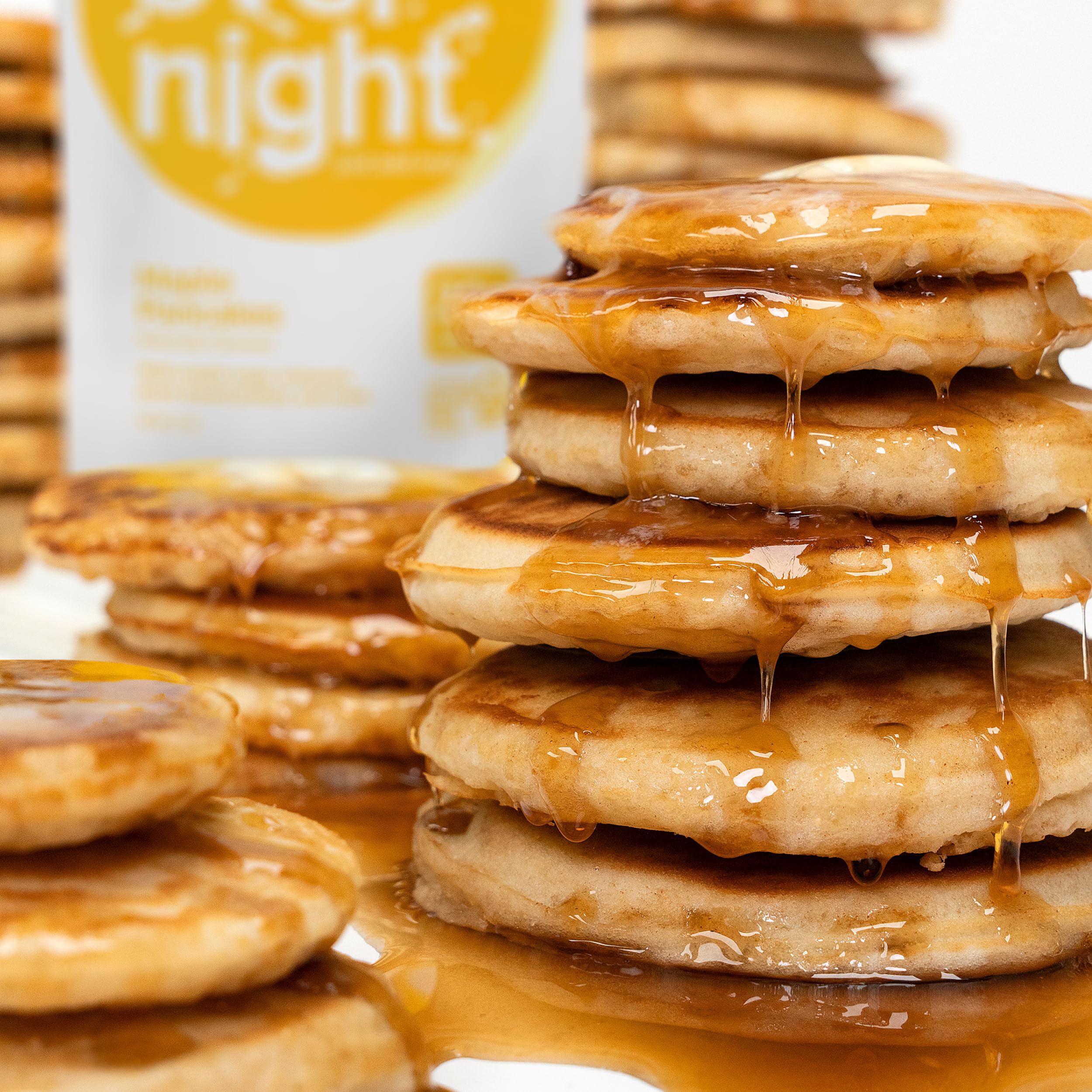 Oats Overnight Maple Pancakes night-prep step illustrating zero-morning prep.