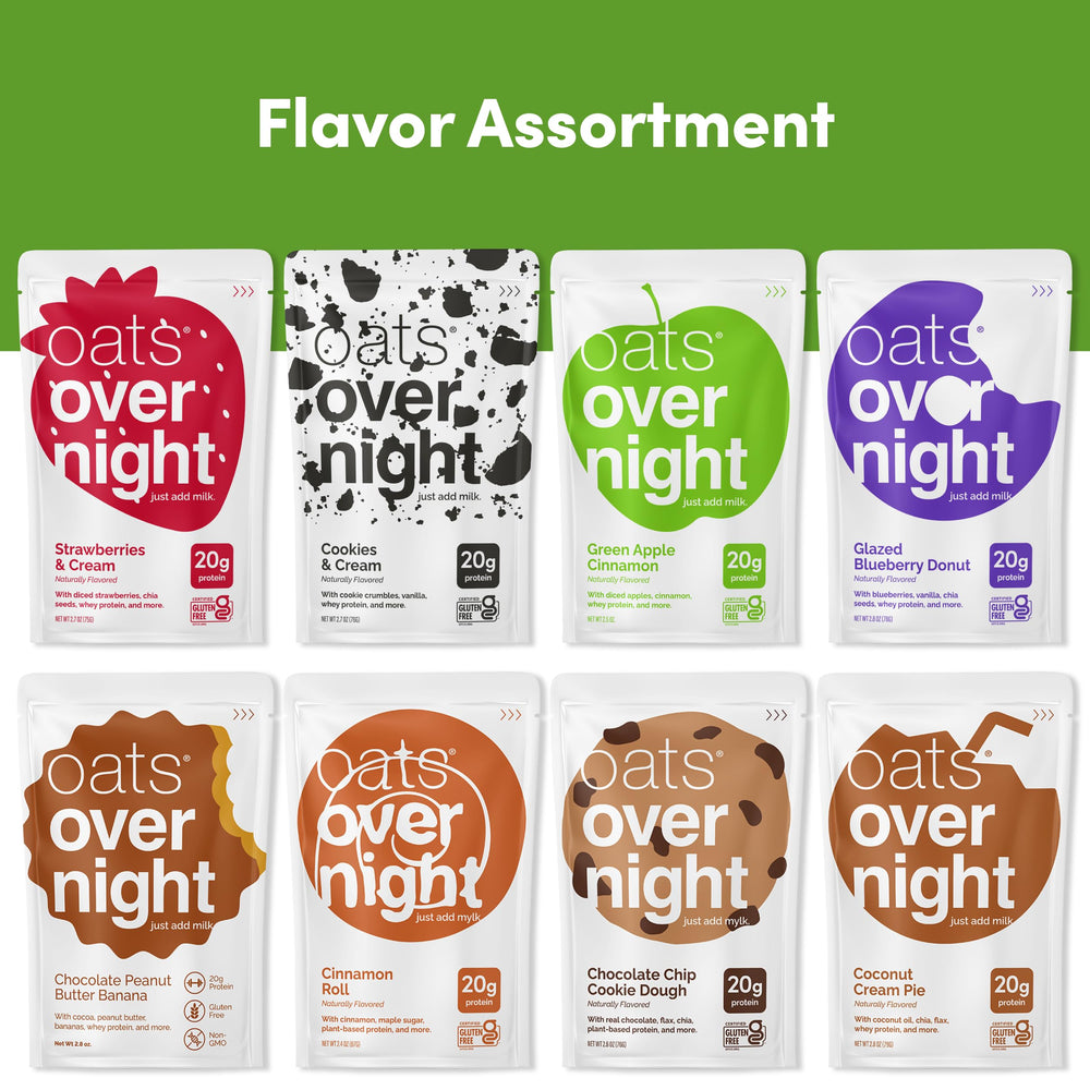 Oats Overnight morning commute setup with grab-and-go breakfast