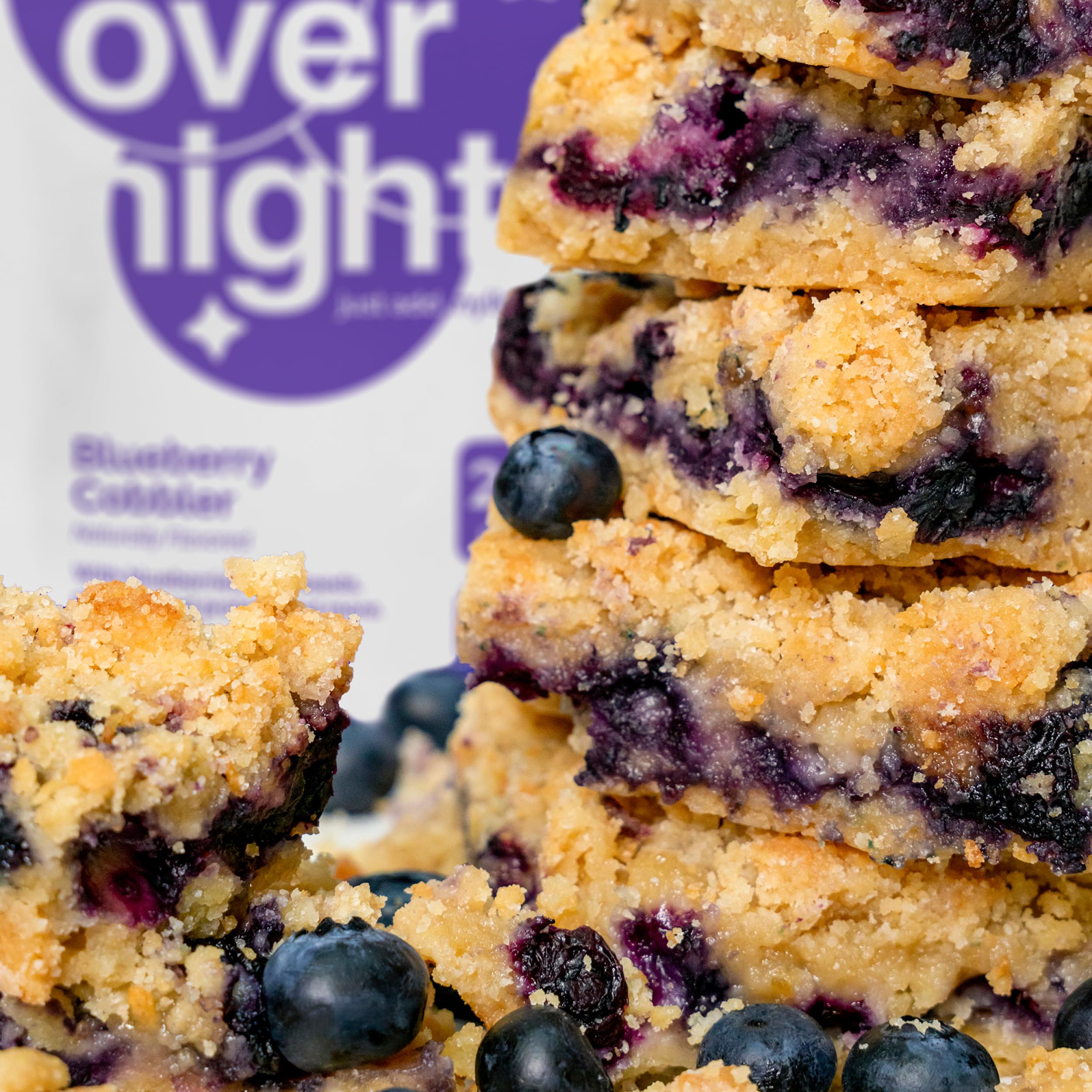 Vegan protein blend shown as plant-based breakfast option.