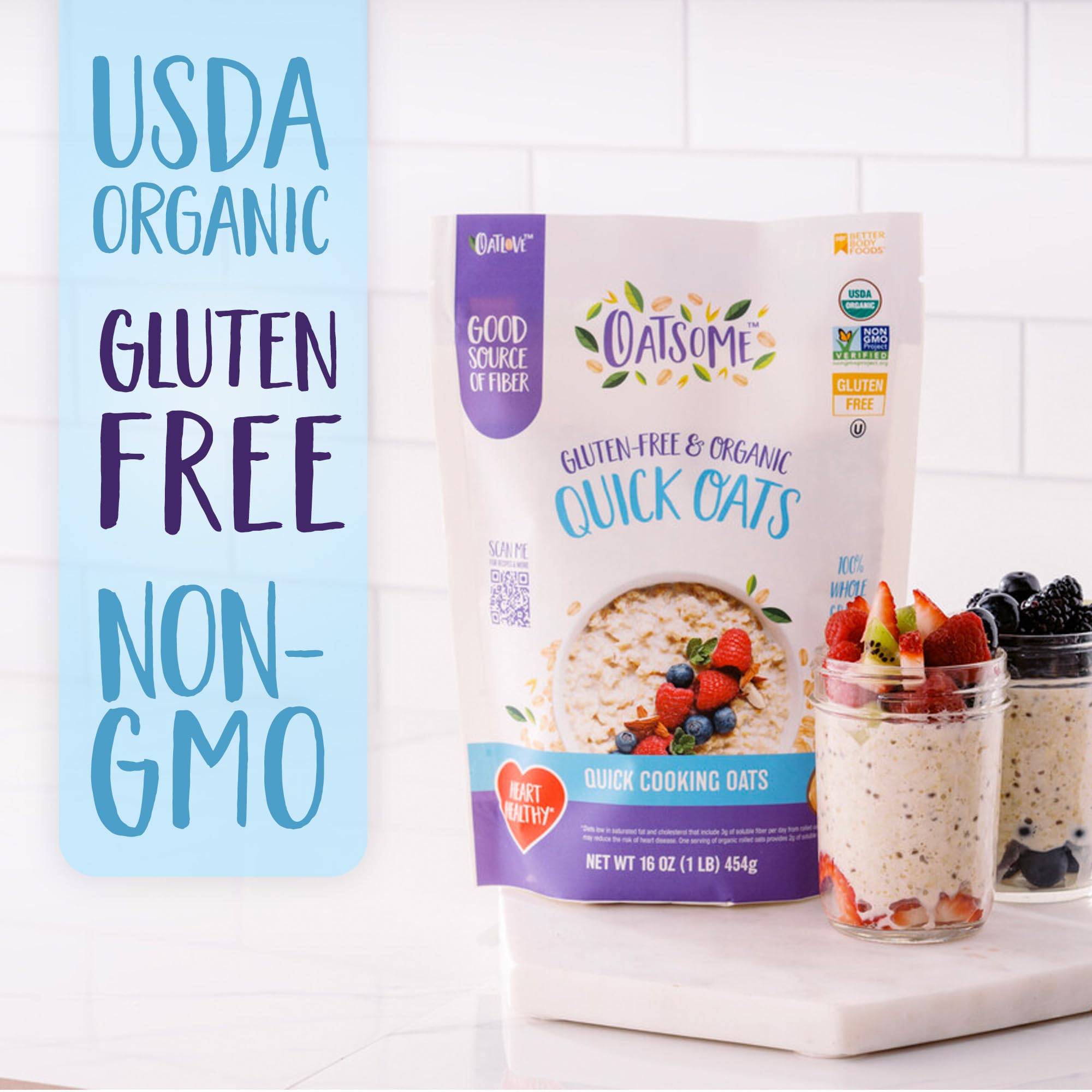 Oatsome Quick Oats with muffins or cookies for easy baking