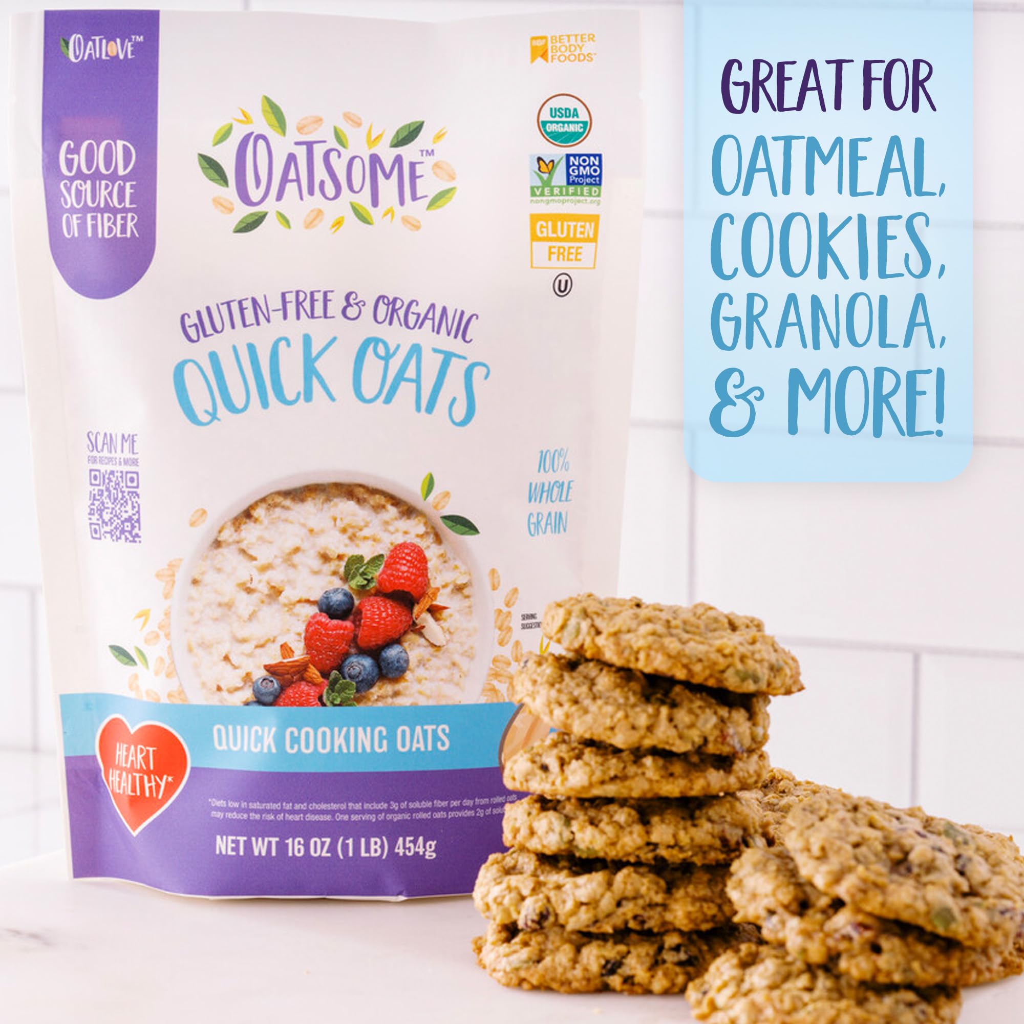 Oatsome Quick Oats in microwave in five minutes for fast meals