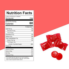 OBELYS Cinnamon Discs glossy red candies show a bold cinnamon flavor promise.