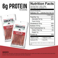 Oberto Oh Boy on-the-go resealable bag ideal for quick, protein-rich snacking.