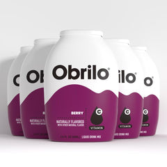 Obrilo Water Enhancer Berry bottle for zero-sugar hydration and naturally flavored taste.