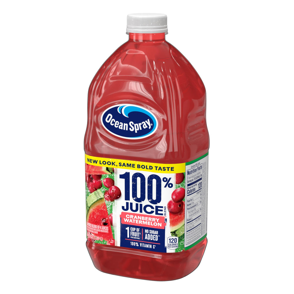 Bottle with fresh fruit display highlights natural ingredients.