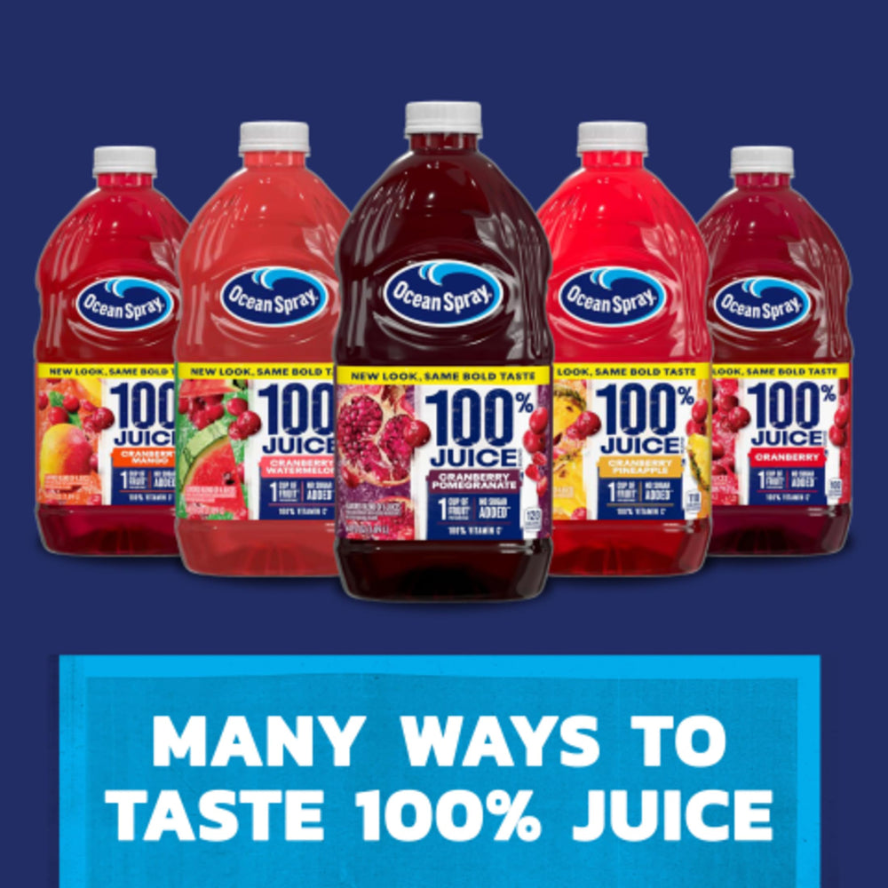 Mocktail idea with tonic and Ocean Spray juice.