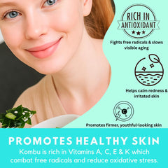 Ocean's Balance organic kombu packaging and label showcasing Maine origin.
