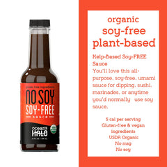 Close view of Ocean's Halo label highlighting USDA Organic certification.
