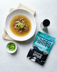 Soaked Ocean's Halo Kombu shows pliable texture for simmering.