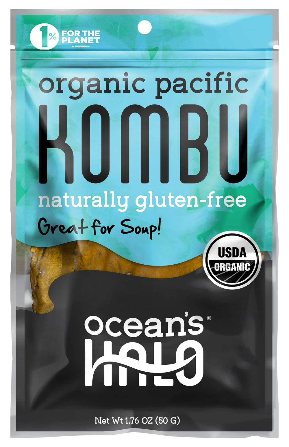 Ocean's Halo Organic Kombu sheets ready to add umami to broths and stocks.