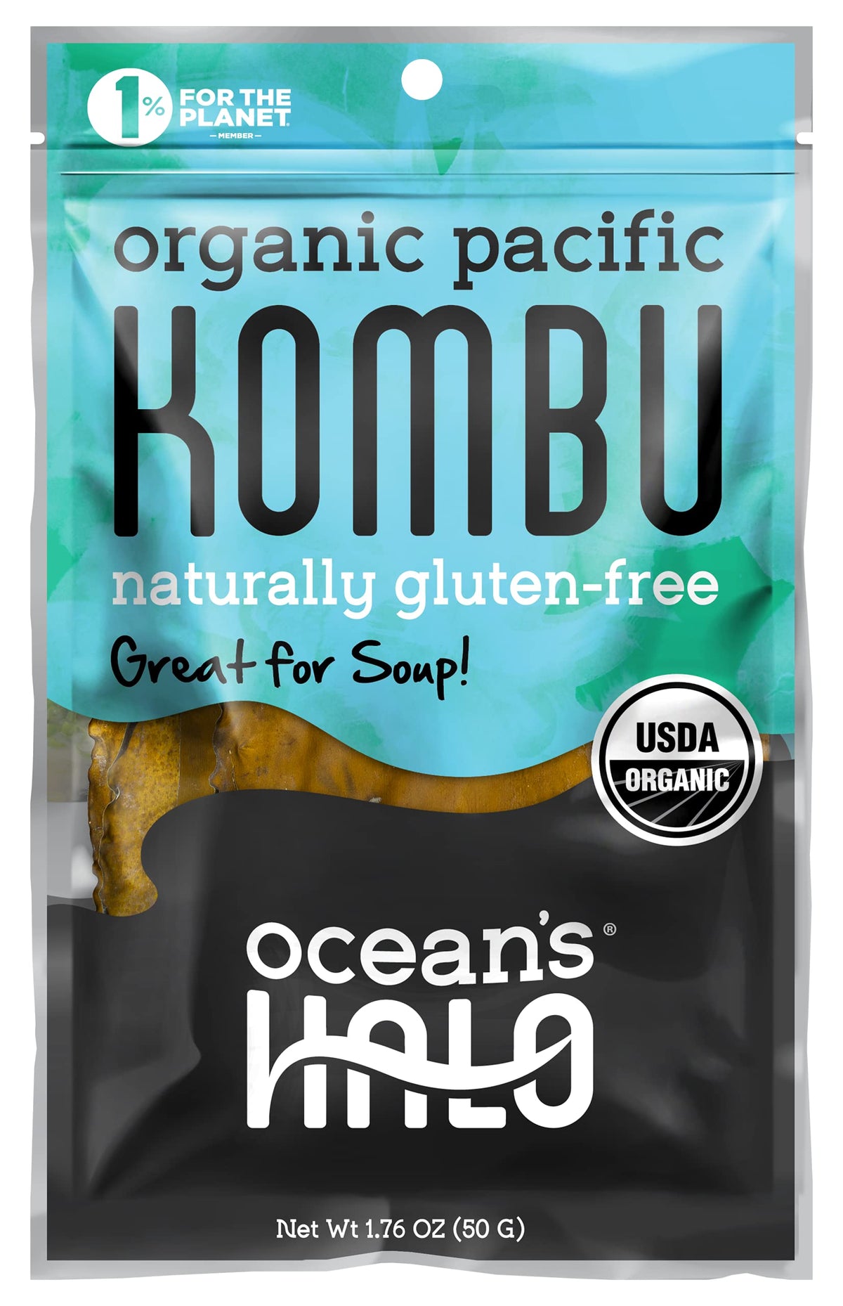 Ocean's Halo Organic Kombu sheets ready to add umami to broths and stocks.