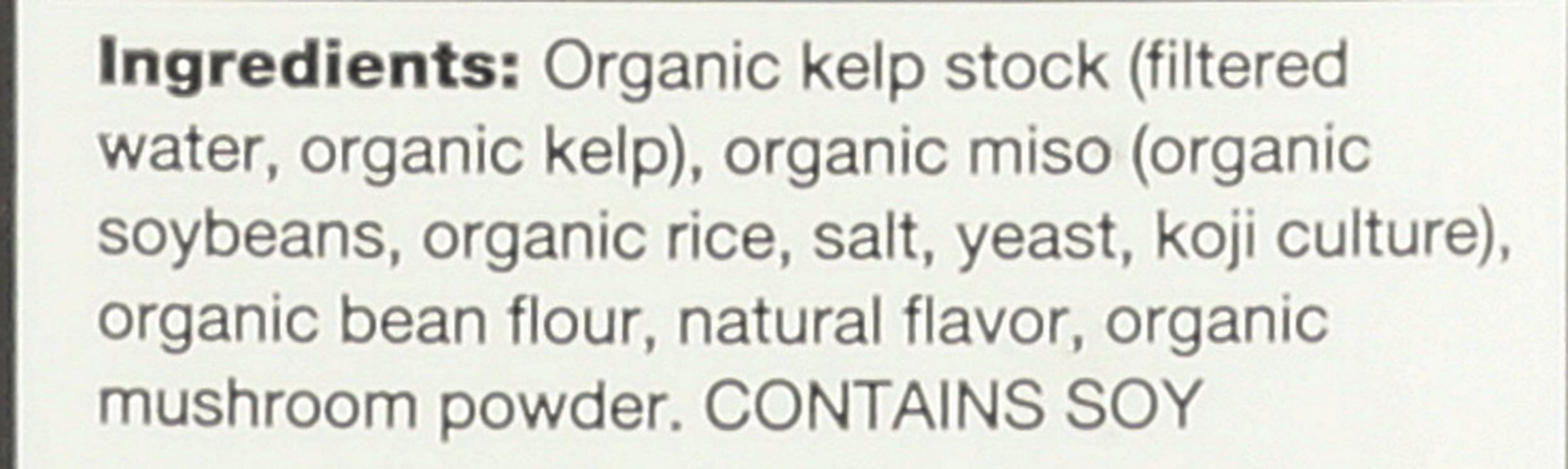 Ocean's Halo organic vegan broth ingredients on clean packaging.