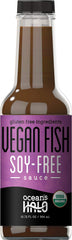 Ocean's Halo Organic Vegan Fish Sauce bottle, rich umami for vegan dishes.