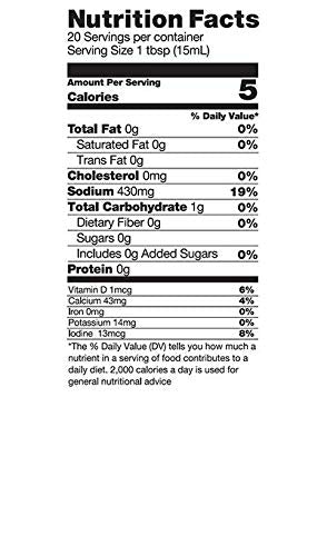 Ocean's Halo label shows organic and vegan certifications for quality.