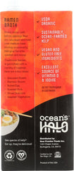 Ocean's Halo broth being poured into ramen for a rich base.