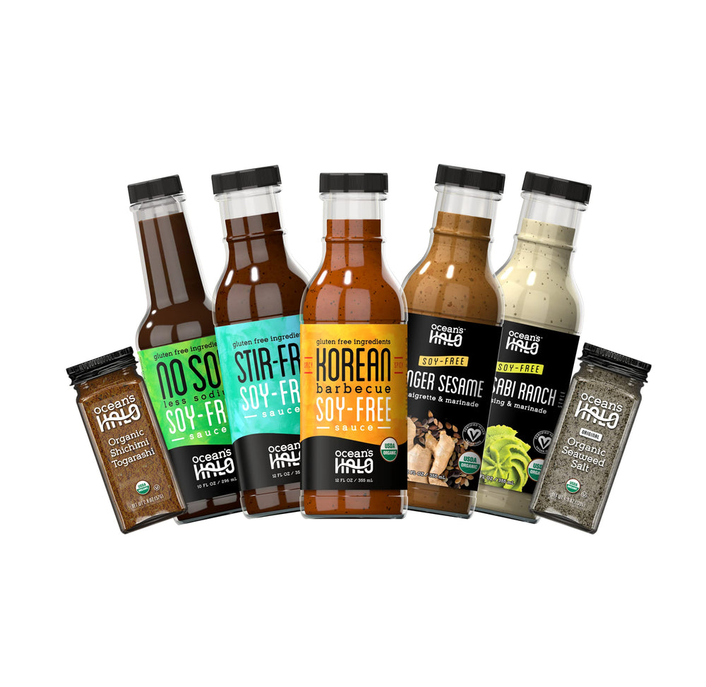 Ocean's Halo seaweed-based sauce adds umami to soups.
