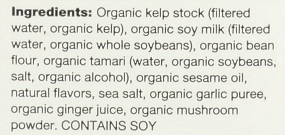 Sustainably farmed kelp in Ocean's Halo broth ingredients.