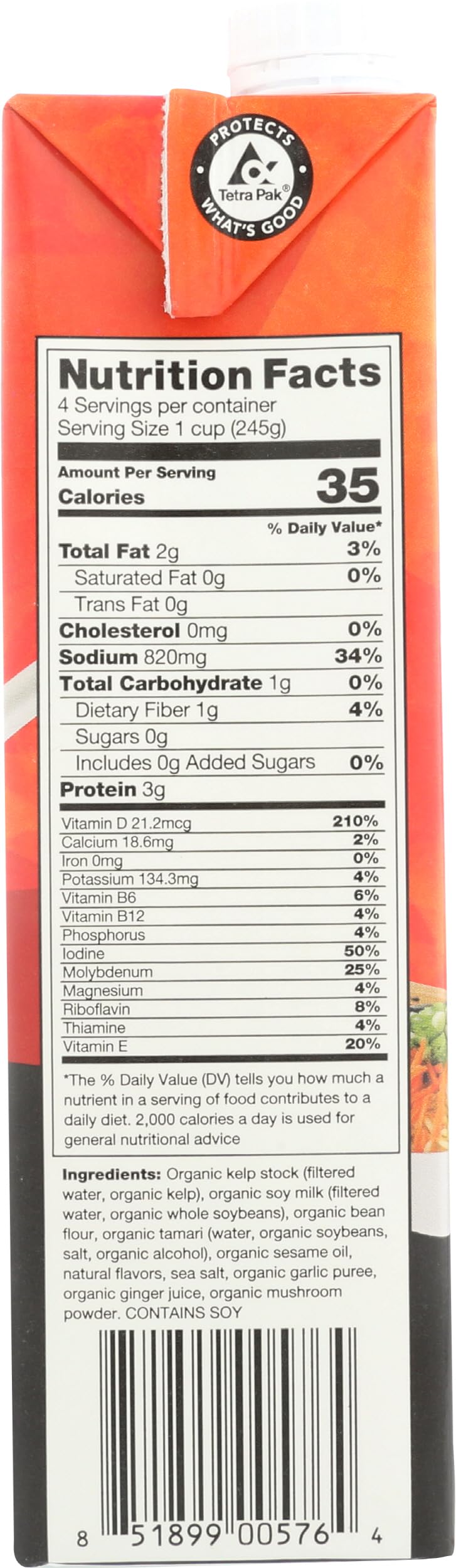 Ocean's Halo vegan, gluten-free broth, versatile for bowls.