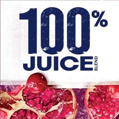 Ocean Spray 100% juice label highlights vitamin C per serving.