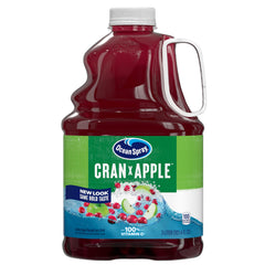 Ocean Spray Cran-Apple bottle front showcases bold cranberry-apple flavor for everyday refreshment.