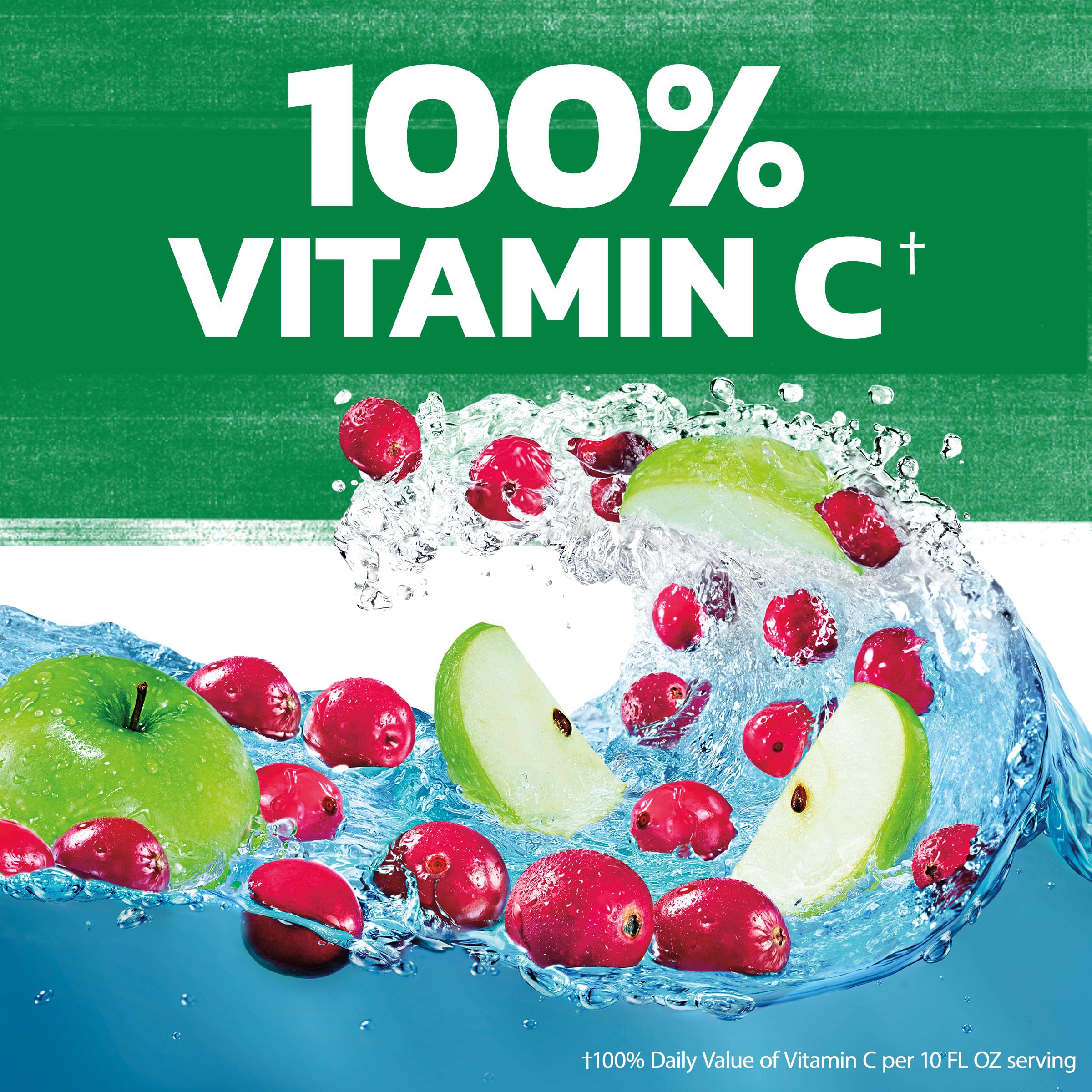 Cran-Apple in a chilled glass inviting thirst-quenching hydration.