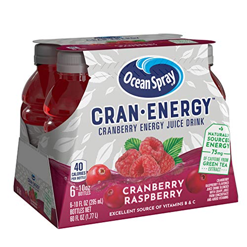 Ocean Spray Cran-Energy immune-support with vitamin C highlighted on packaging