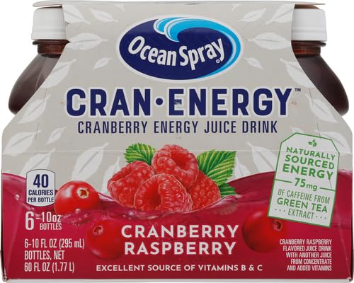 Ocean Spray Cran-Energy vitamin C and B vitamins support energy and immunity routines