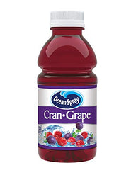 Close-up of Ocean Spray Cran-Grape glass showing vibrant color and aroma.