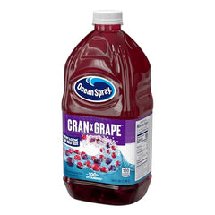 Ocean Spray Cran-Grape glass, refreshing tart-sweet taste over ice
