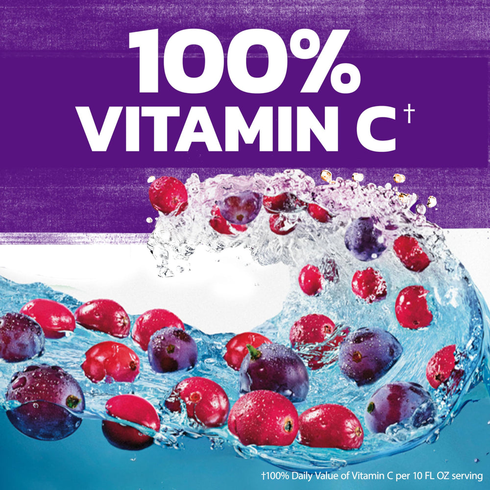 Ocean Spray Cran-Grape ingredient label emphasizes real juice concentrate.