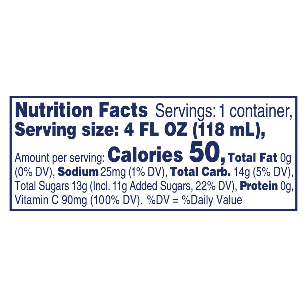Ocean Spray Cran-Grape 48-pack on grocery shelf, convenient family hydration.
