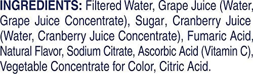 Cran-Grape bottle paired with ingredients for mocktails and cocktails.
